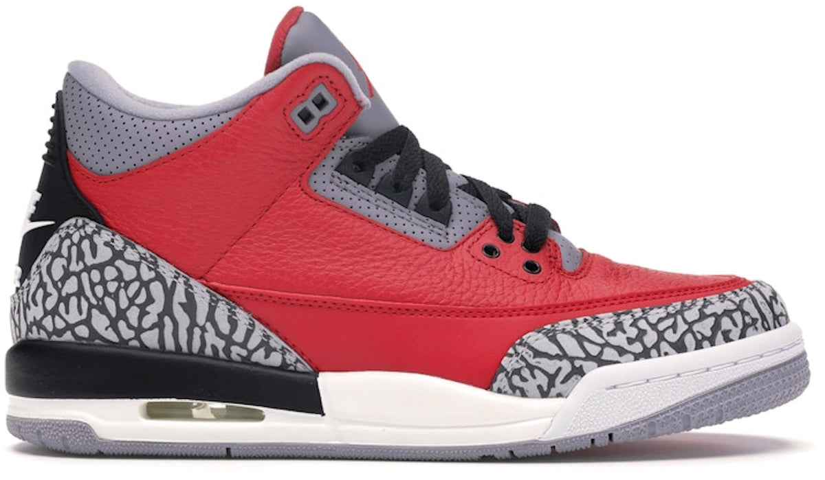 Jordan 3 Retro SE Fire Red (GS) - Size 4.5Y