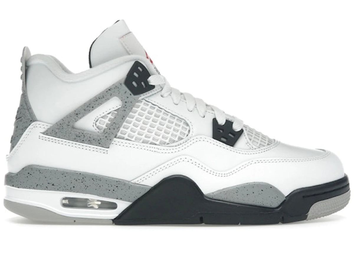 Jordan 4 Retro White Cement (2025) (GS) - Size 5Y