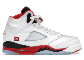 Jordan 5 Retro Fire Red Black Tongue (2025) (GS) - Size 6Y