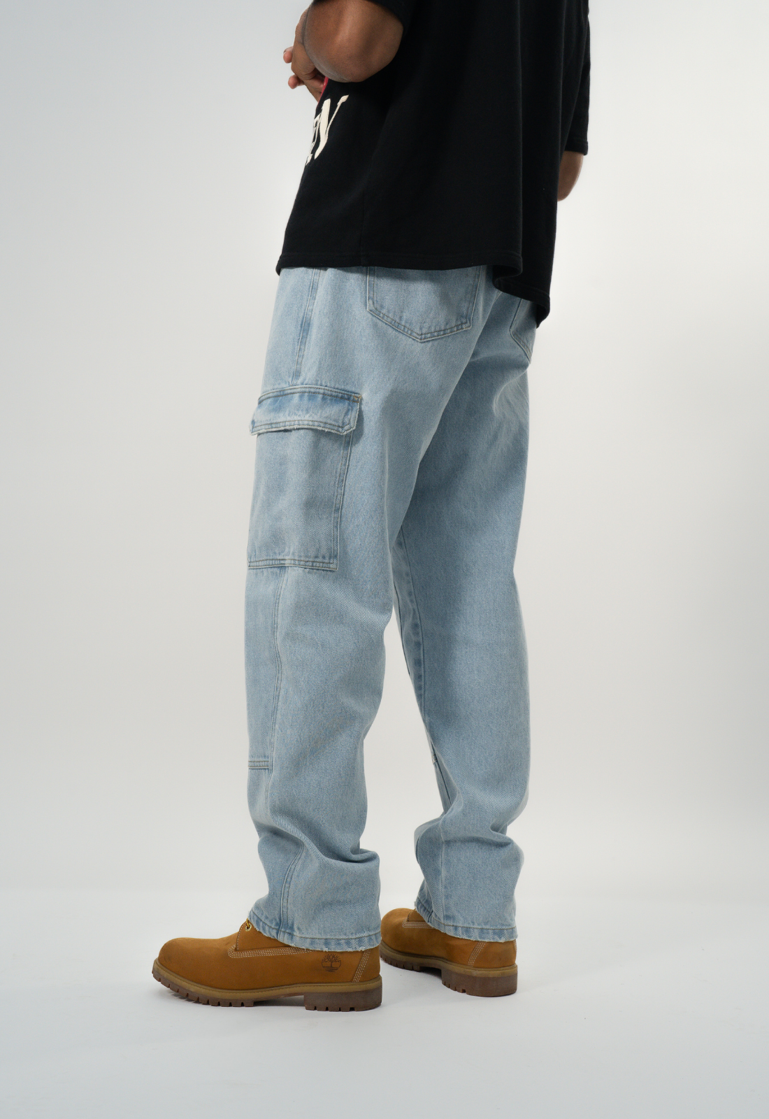 "CARPENTER CARGO" DENIM JEANS