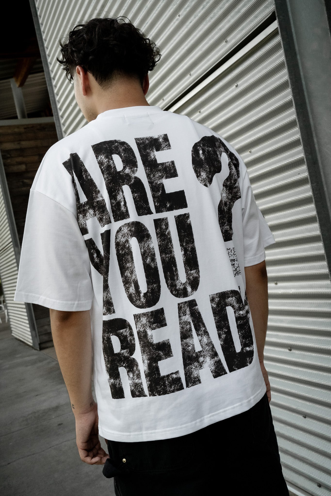 "JESUS IS COMING" BOXY TEE (OFF WHITE)