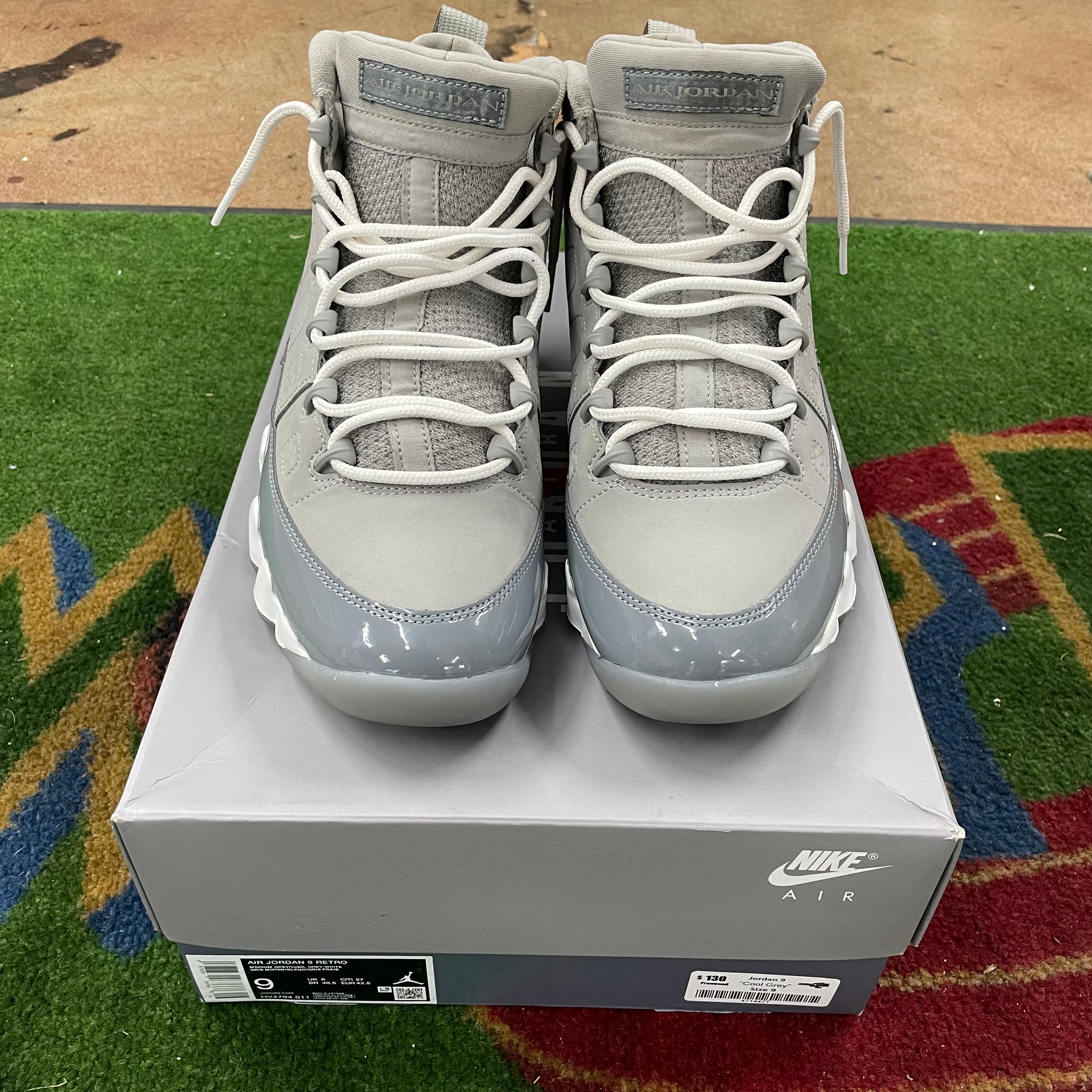 Jordan 9 “Cool Grey” Size 9