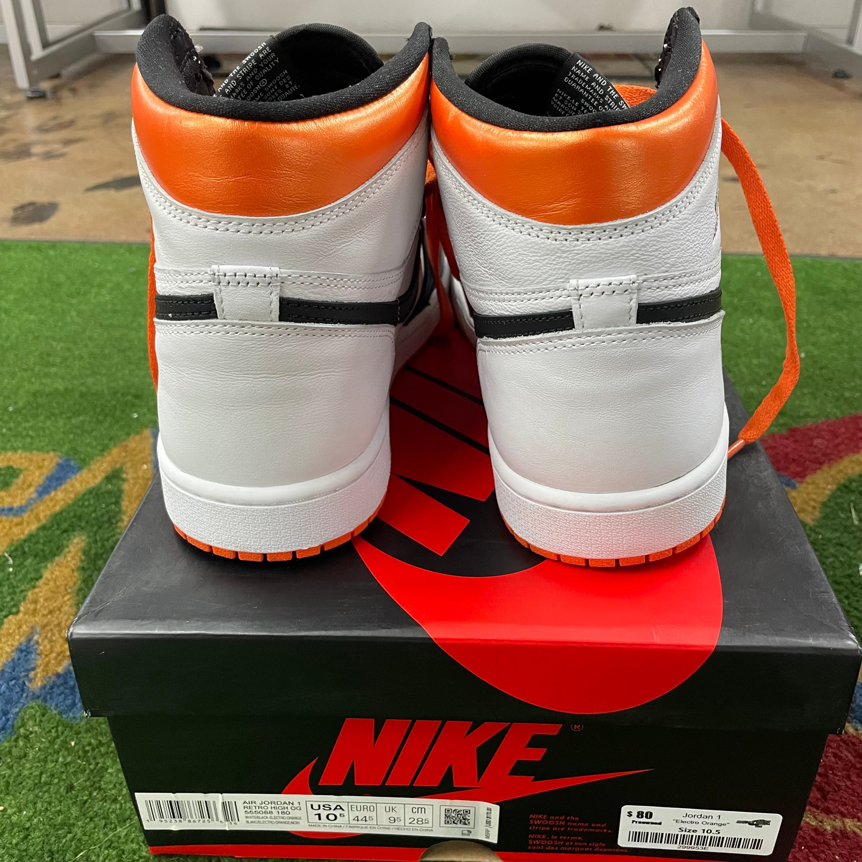 Jordan 1 “Electro Orange” Size 10.5
