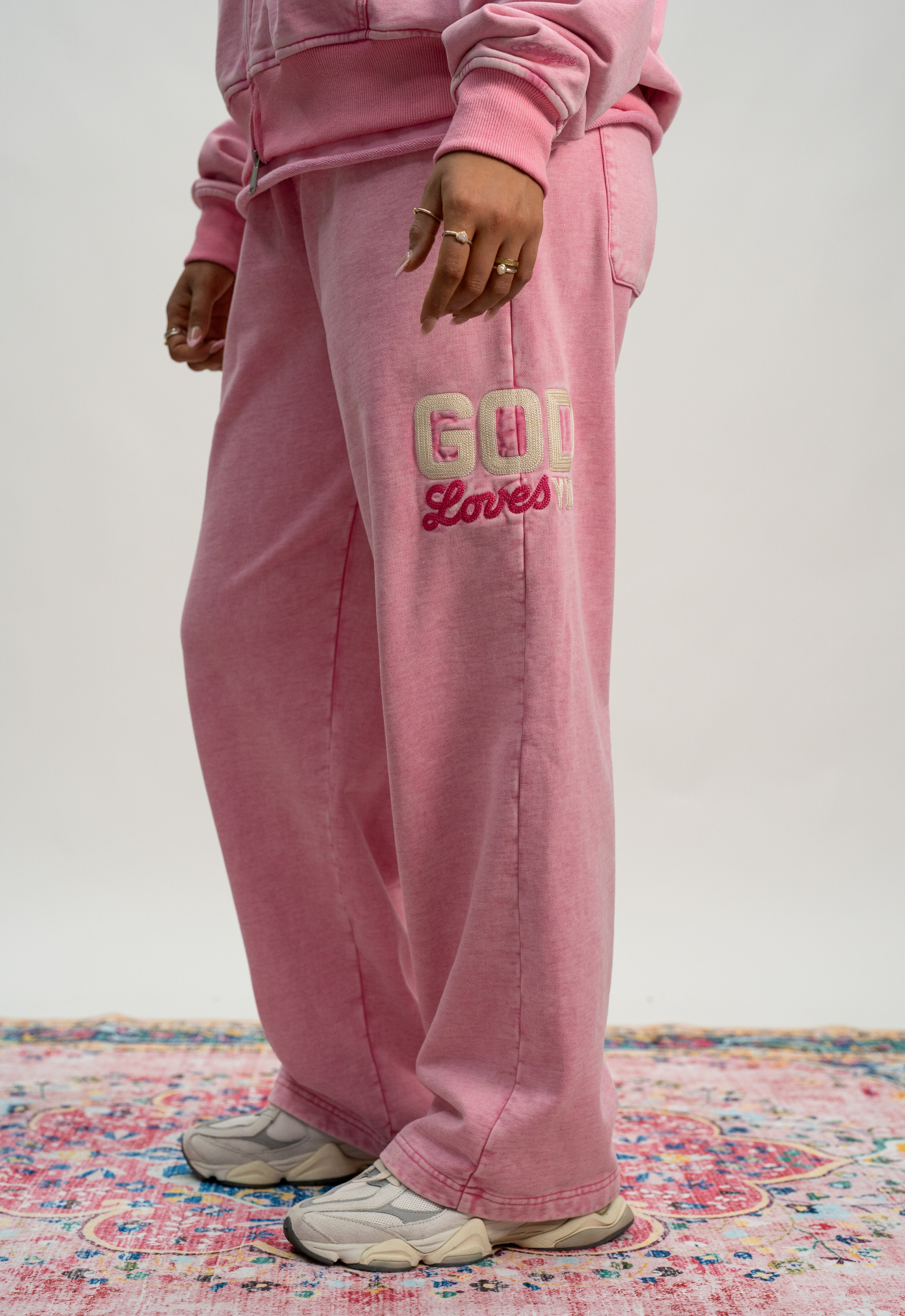 "GOD LOVES YOU" SWEATPANTS