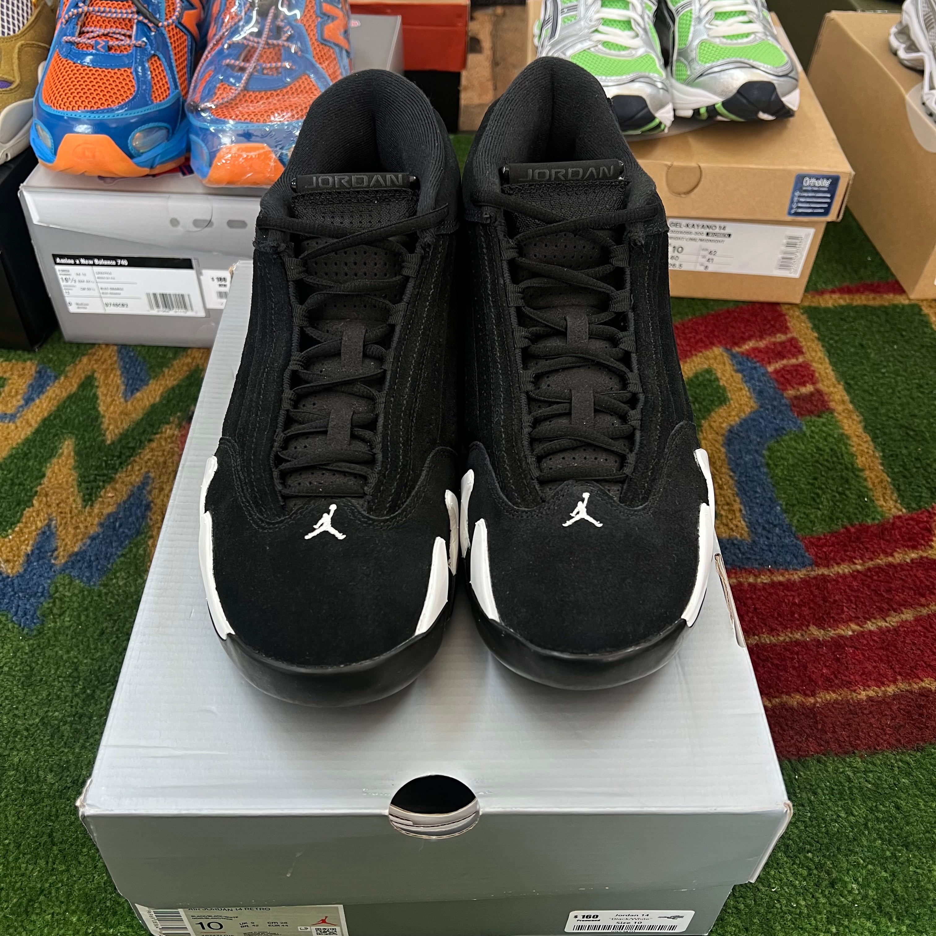 Jordan 14 “Black/White” Size 10