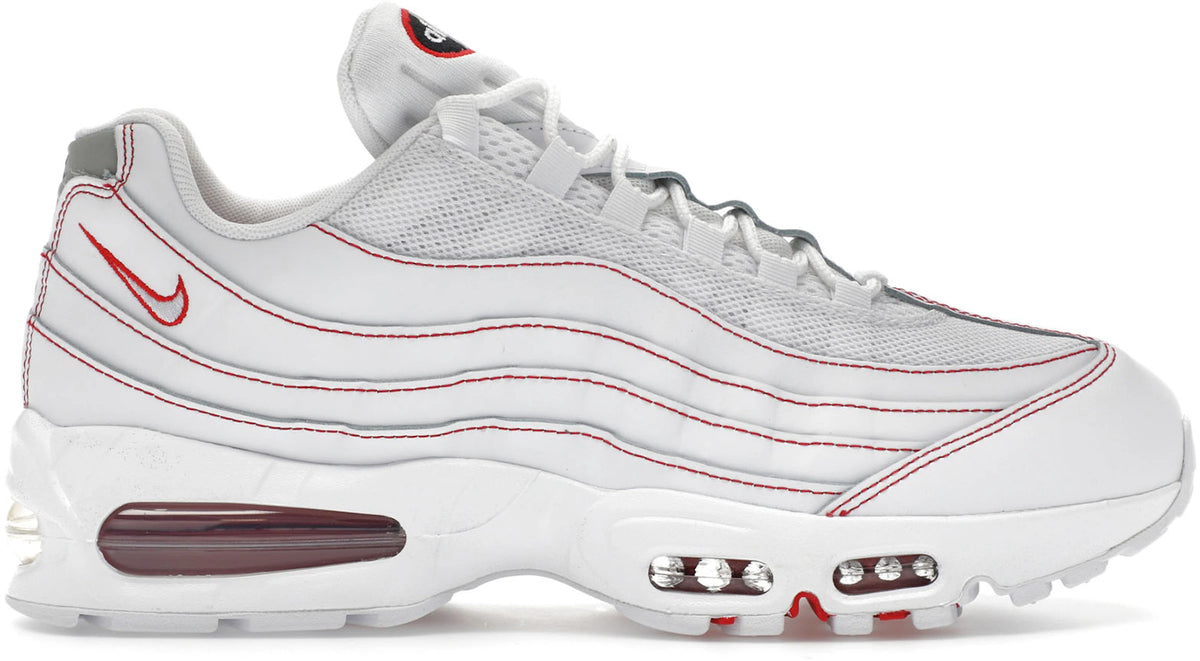Nike Air Max 95 OG Big Bubble White University Red - Size 10.5