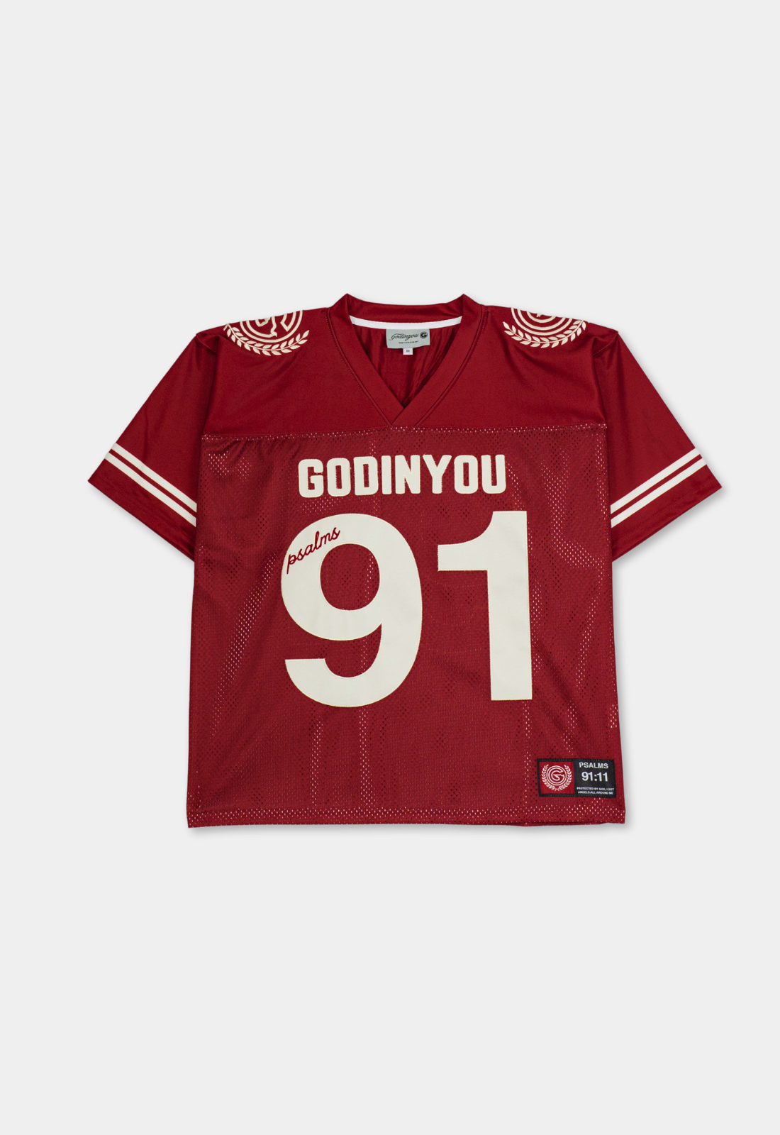 "PROTECTED BY GOD" BOXY JERSEY