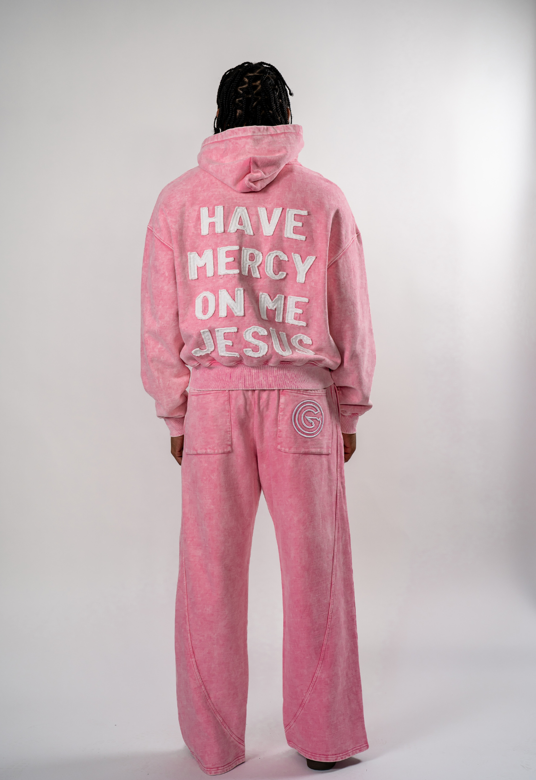 "WASHED PINK" SWEATPANTS