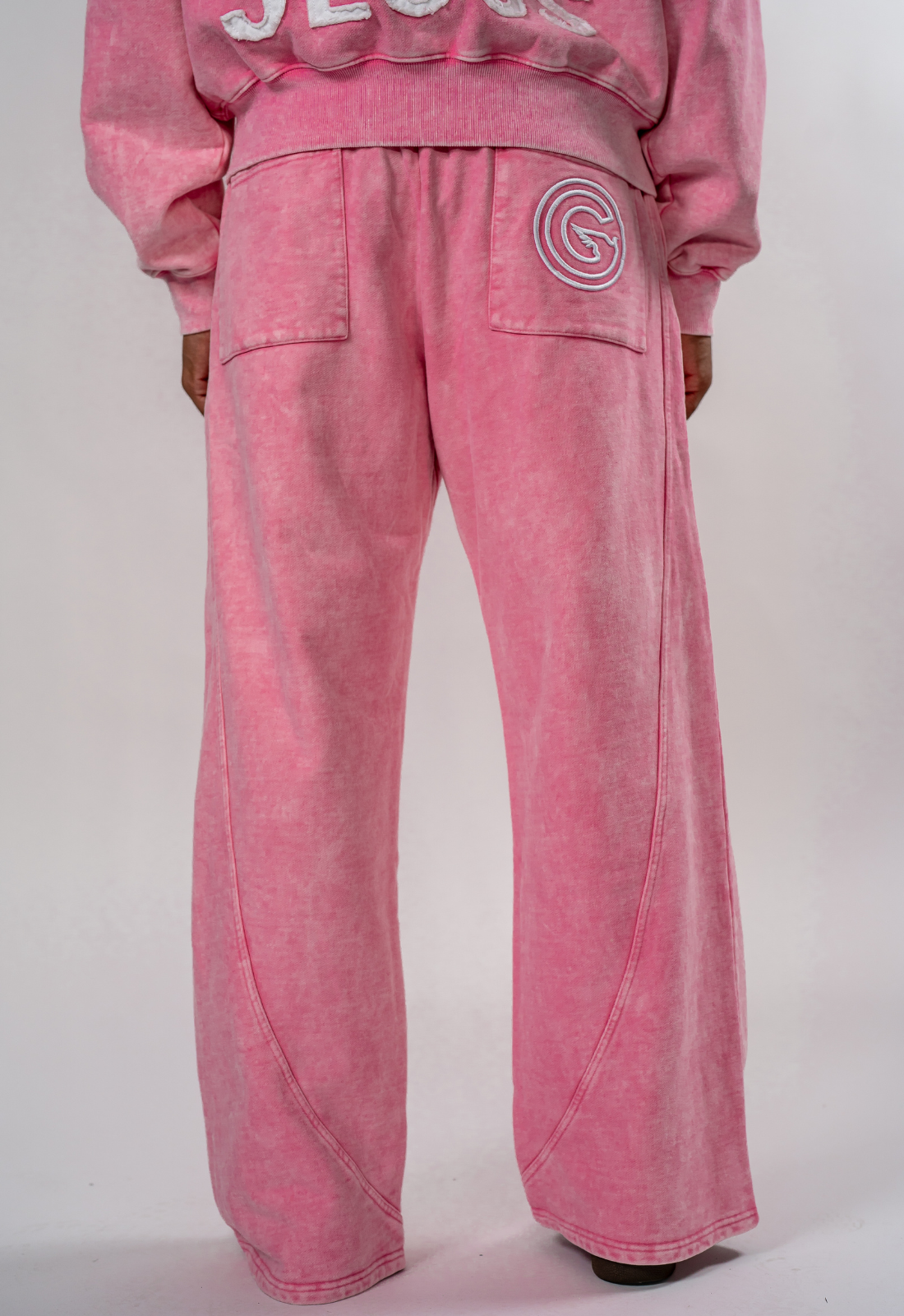 "WASHED PINK" SWEATPANTS