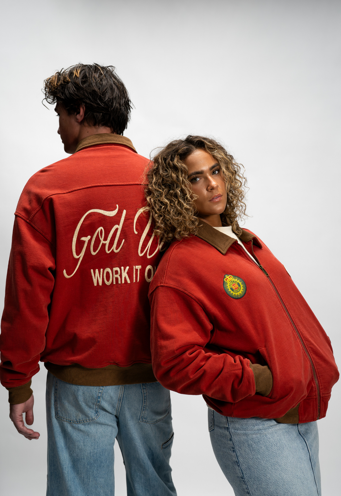 "WORK IT OUT " FULL-ZIP JACKET