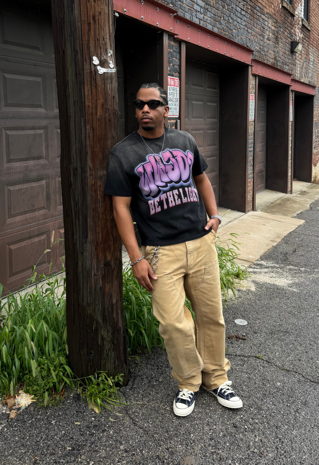 "WWJD" TEE (BLACK)
