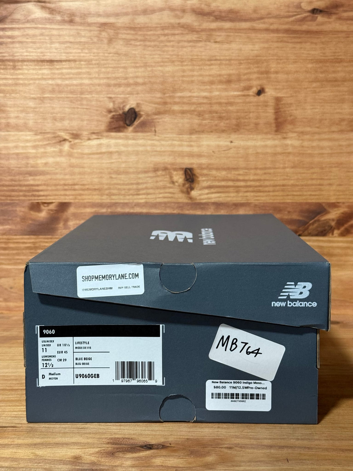 New Balance 9060 Indigo Moss Purple - Size 11