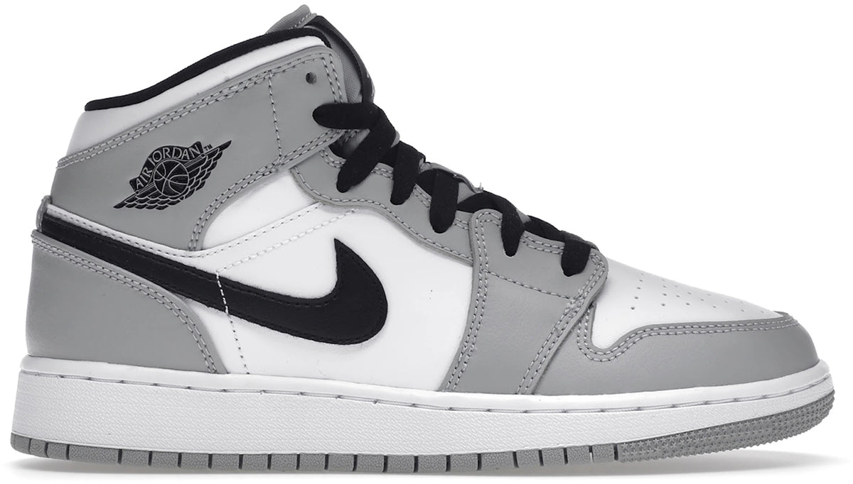 Jordan 1 Mid Light Smoke Grey (GS)