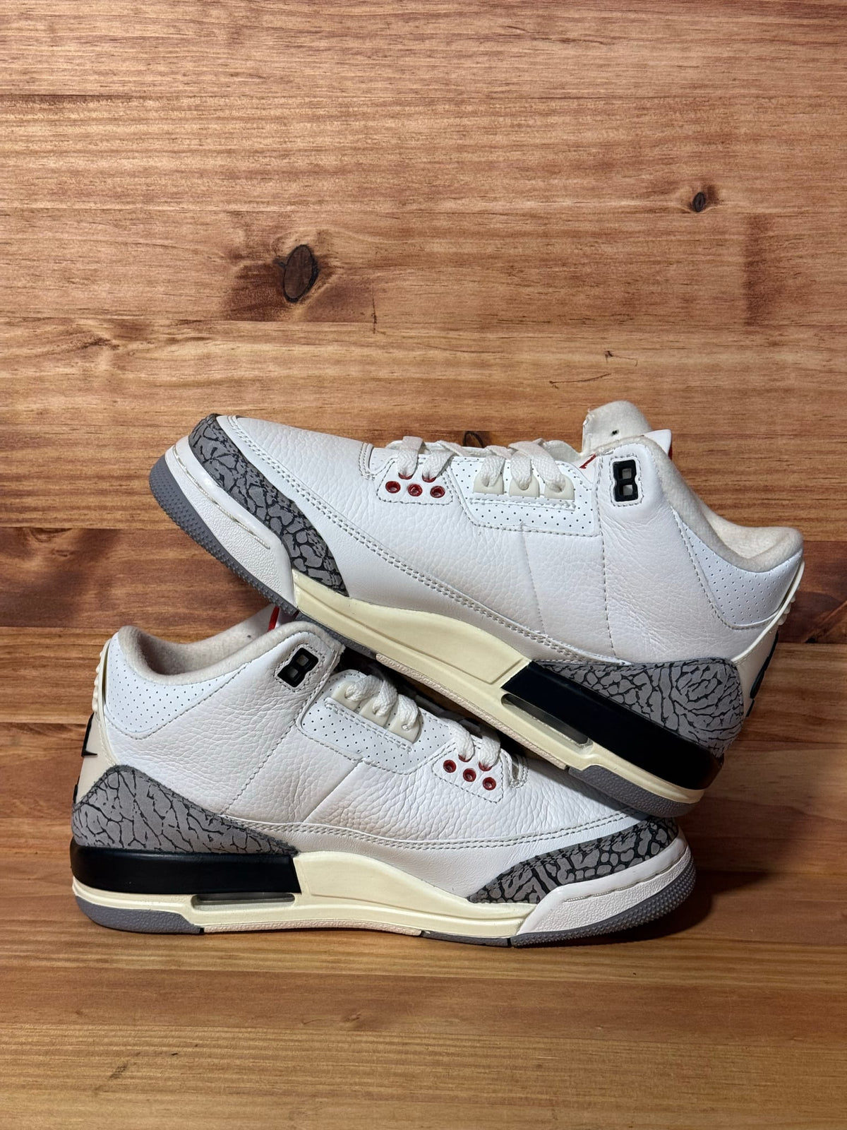 Jordan 3 Retro White Cement Reimagined (GS) - Size 6.5Y