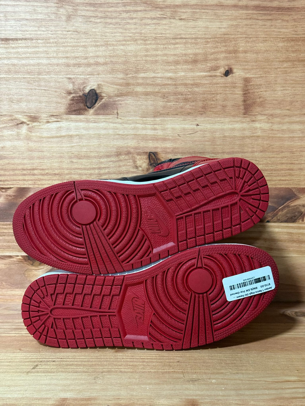 Jordan 1 Retro High OG Patent Bred - Size 8