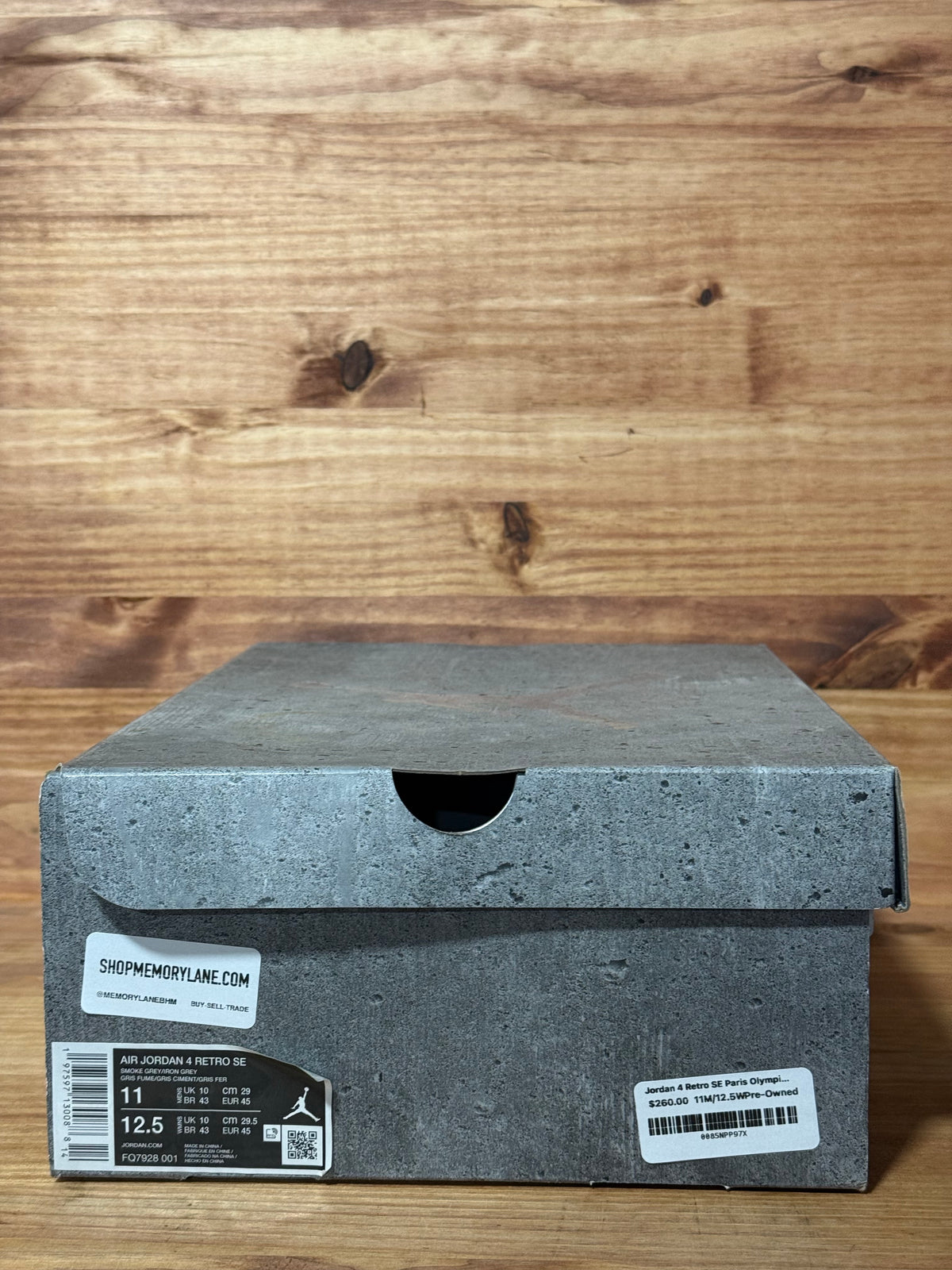 Jordan 4 Retro SE Paris Olympics Wet Cement