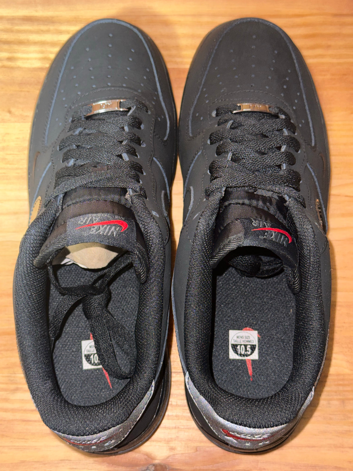 Nike Air Force 1 Low '07 LV8 Black Patent Swoosh