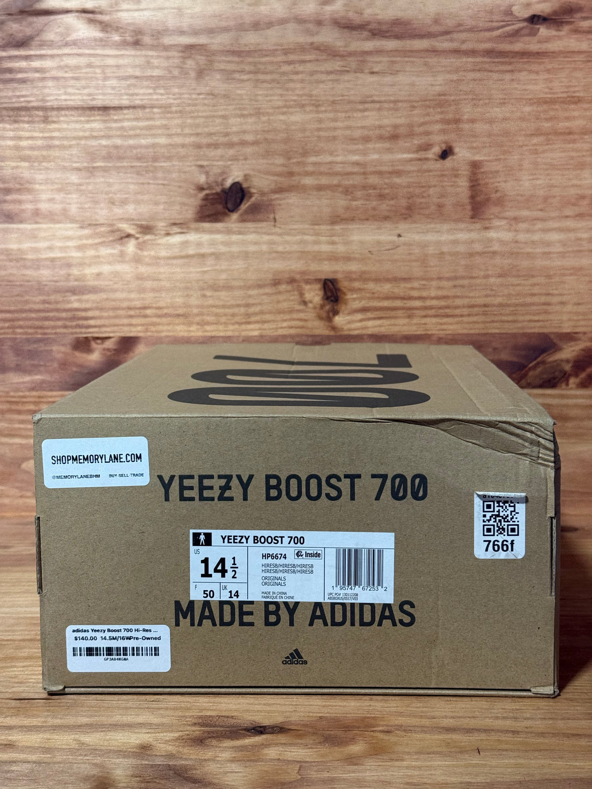 adidas Yeezy Boost 700 Hi-Res Blue - Size 14.5