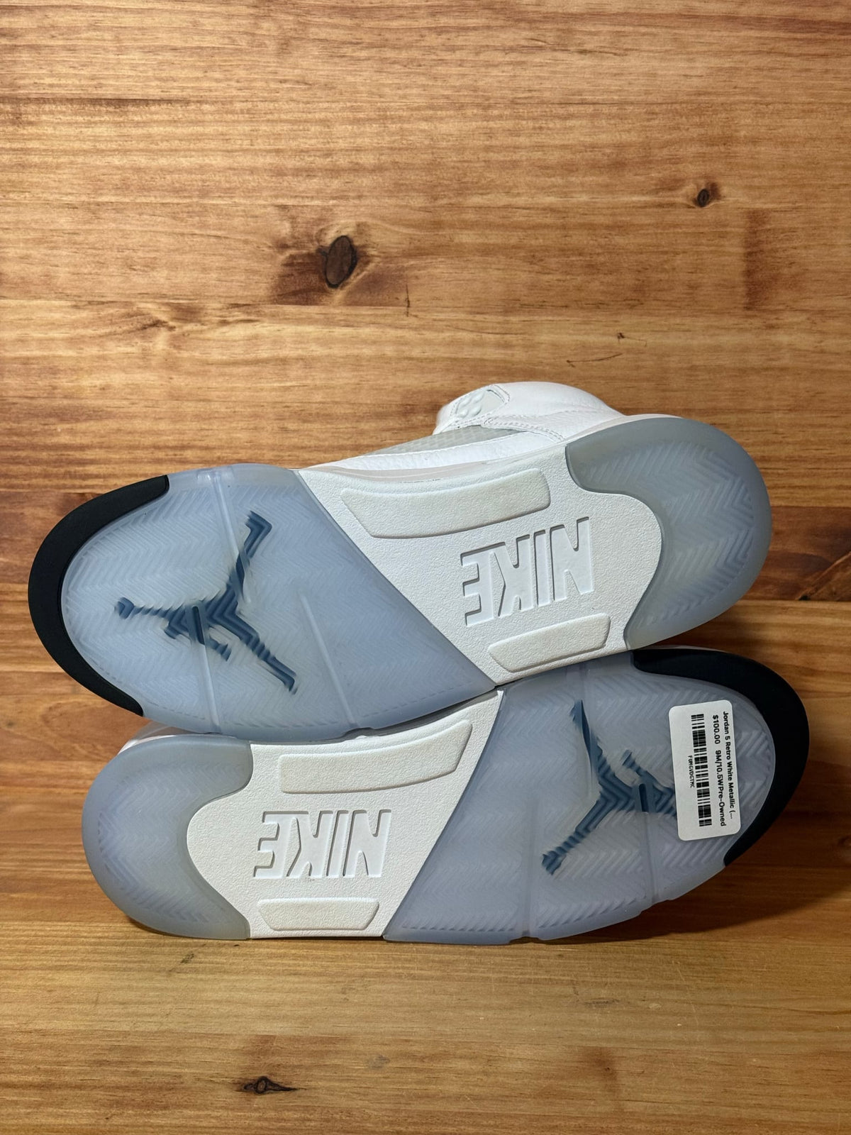 Jordan 5 Retro White Metallic (2026) - Size 9