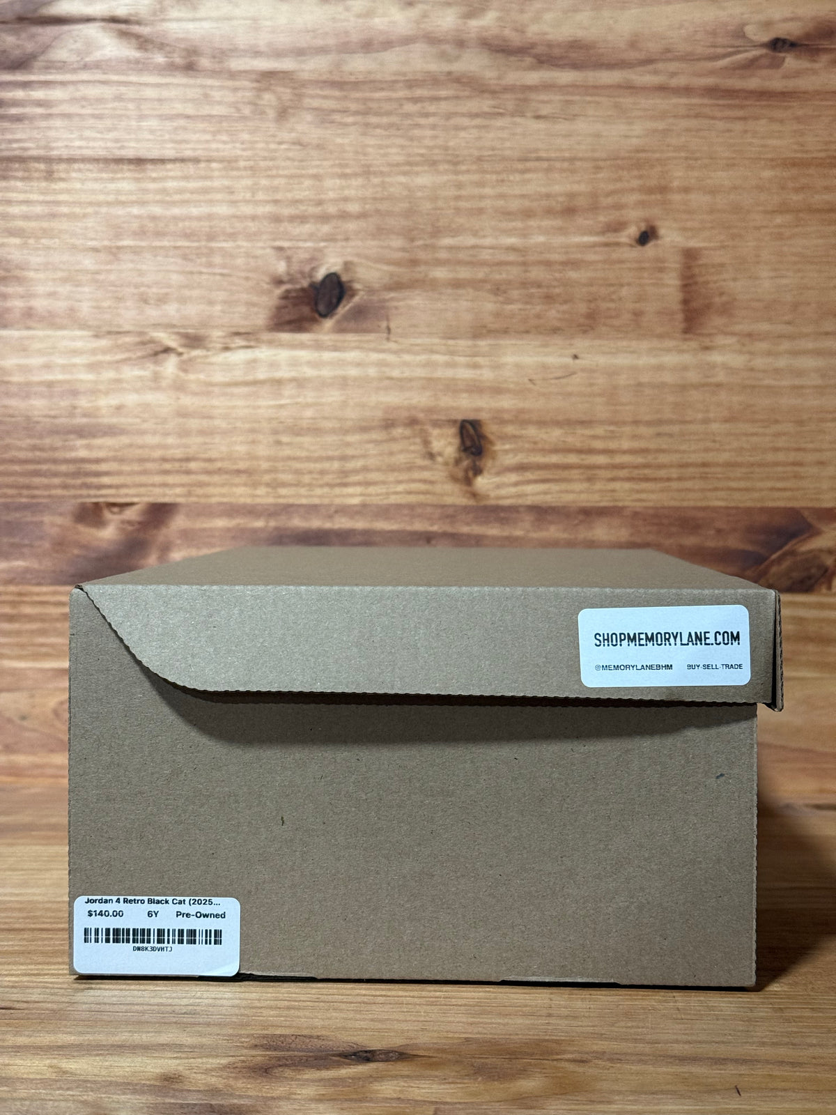 Jordan 4 Retro Black Cat (2025) (GS) - Size 6Y