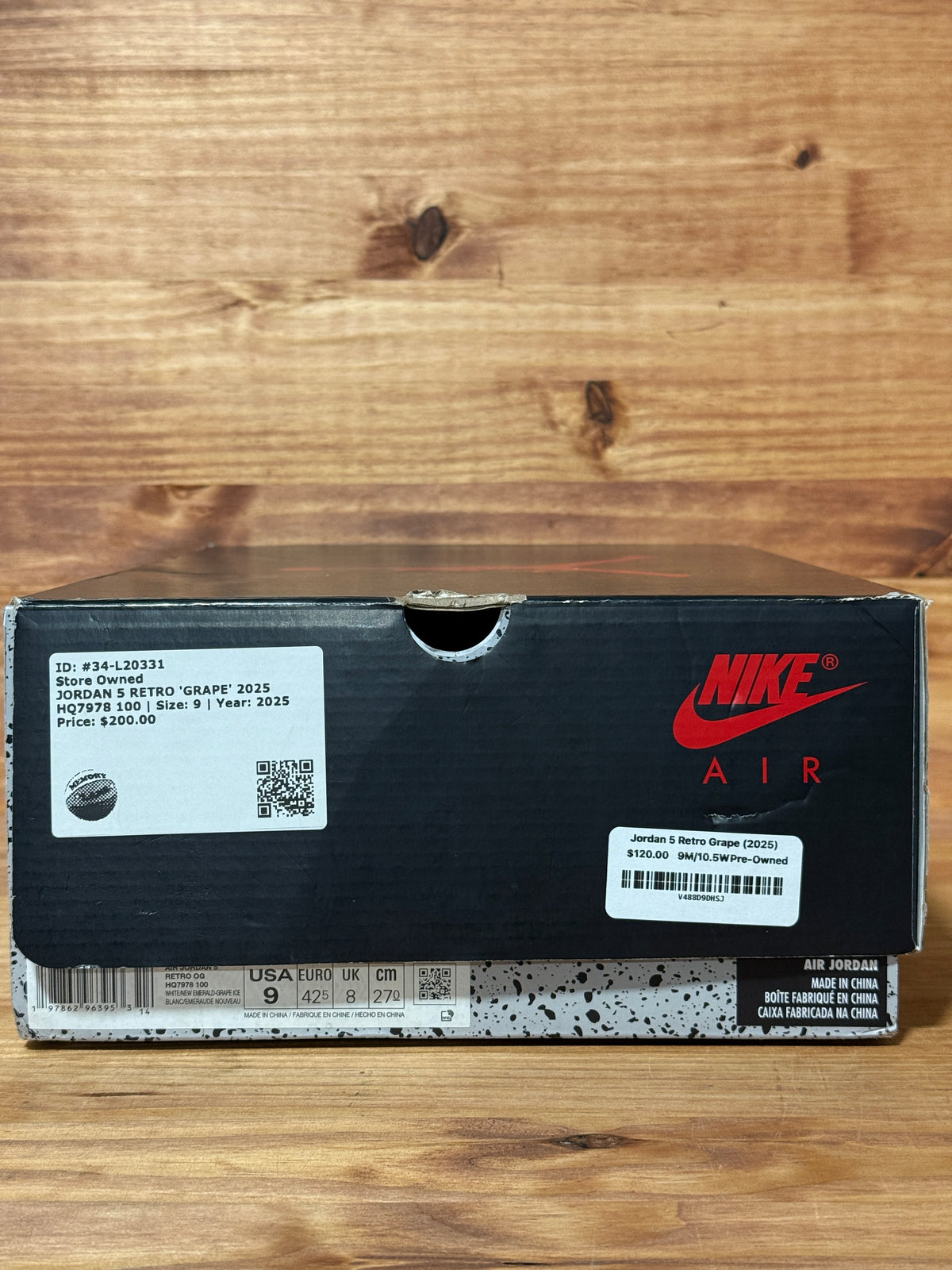 Jordan 5 Retro Grape (2025)