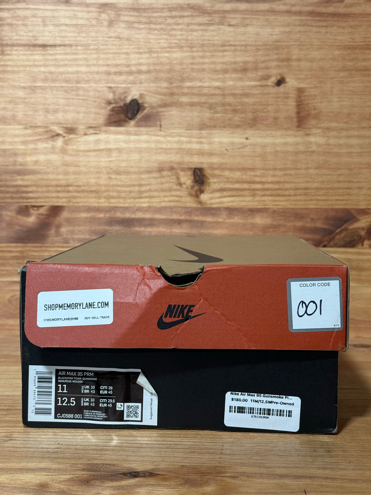 Nike Air Max 95 Gunsmoke Pink Foam