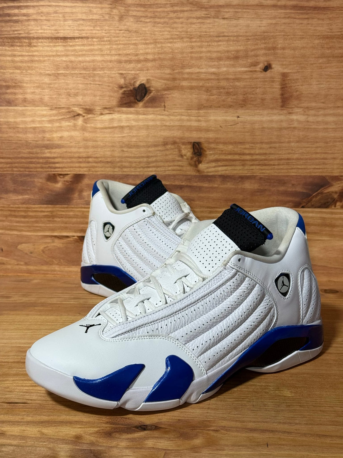 Jordan 14 Retro White Hyper Royal - Size 13
