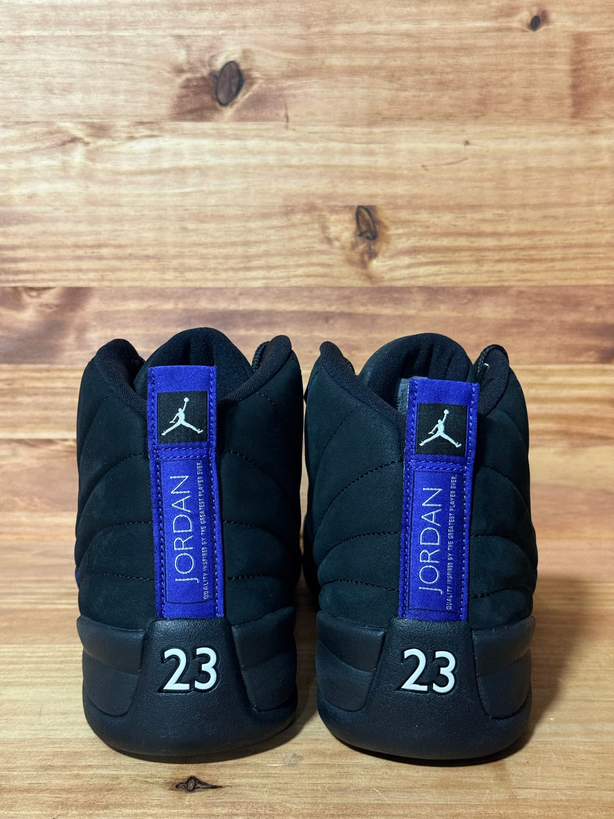 Jordan 12 Retro Black Dark Concord - Size 9
