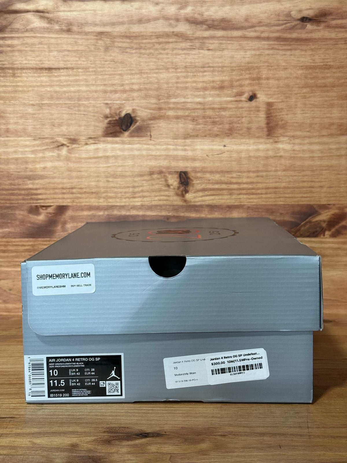 Jordan 4 Retro OG SP Undefeated (2025) - Size 10