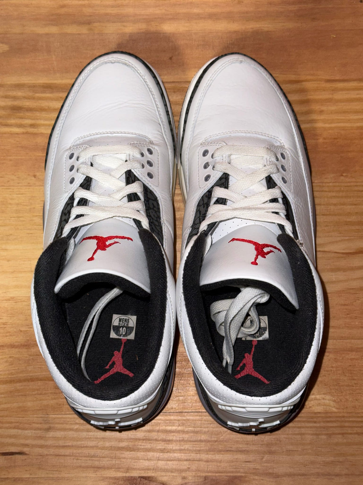 Jordan 3 Retro Cement Grey - Size 10