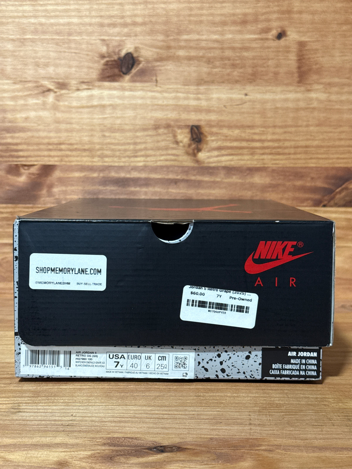Jordan 5 Retro Grape (2025) (GS)