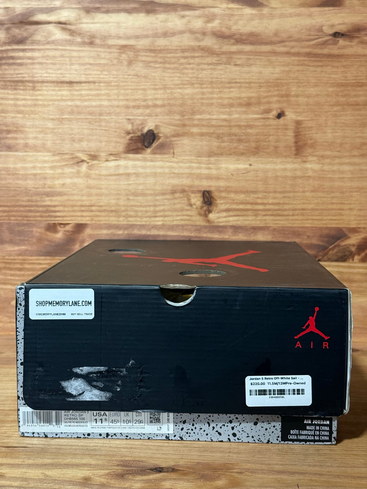 Jordan 5 Retro Off-White Sail - Size 11.5