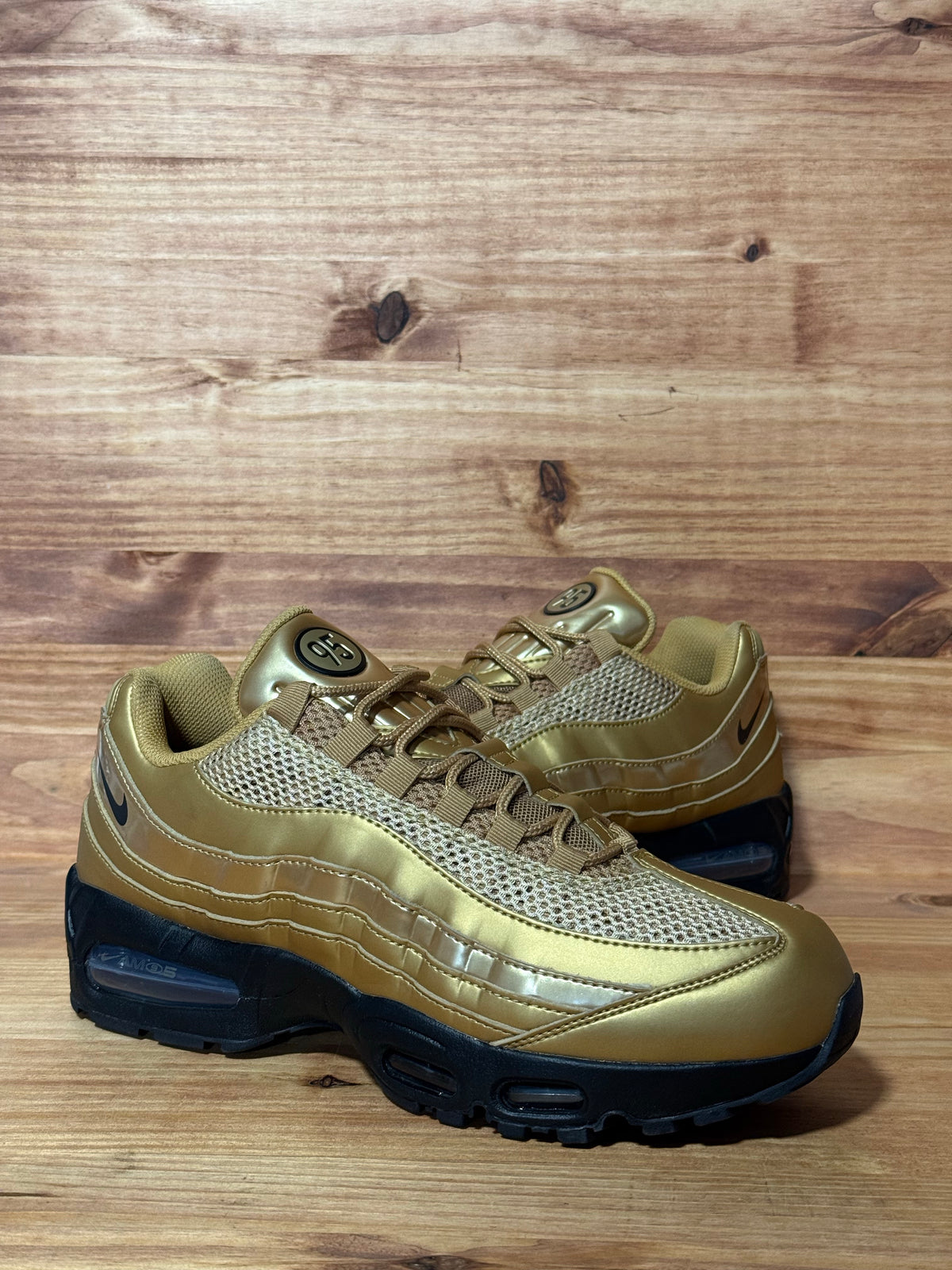 Nike Air Max 95 SE Big Bubble Total 90 Metallic Gold - Size 10