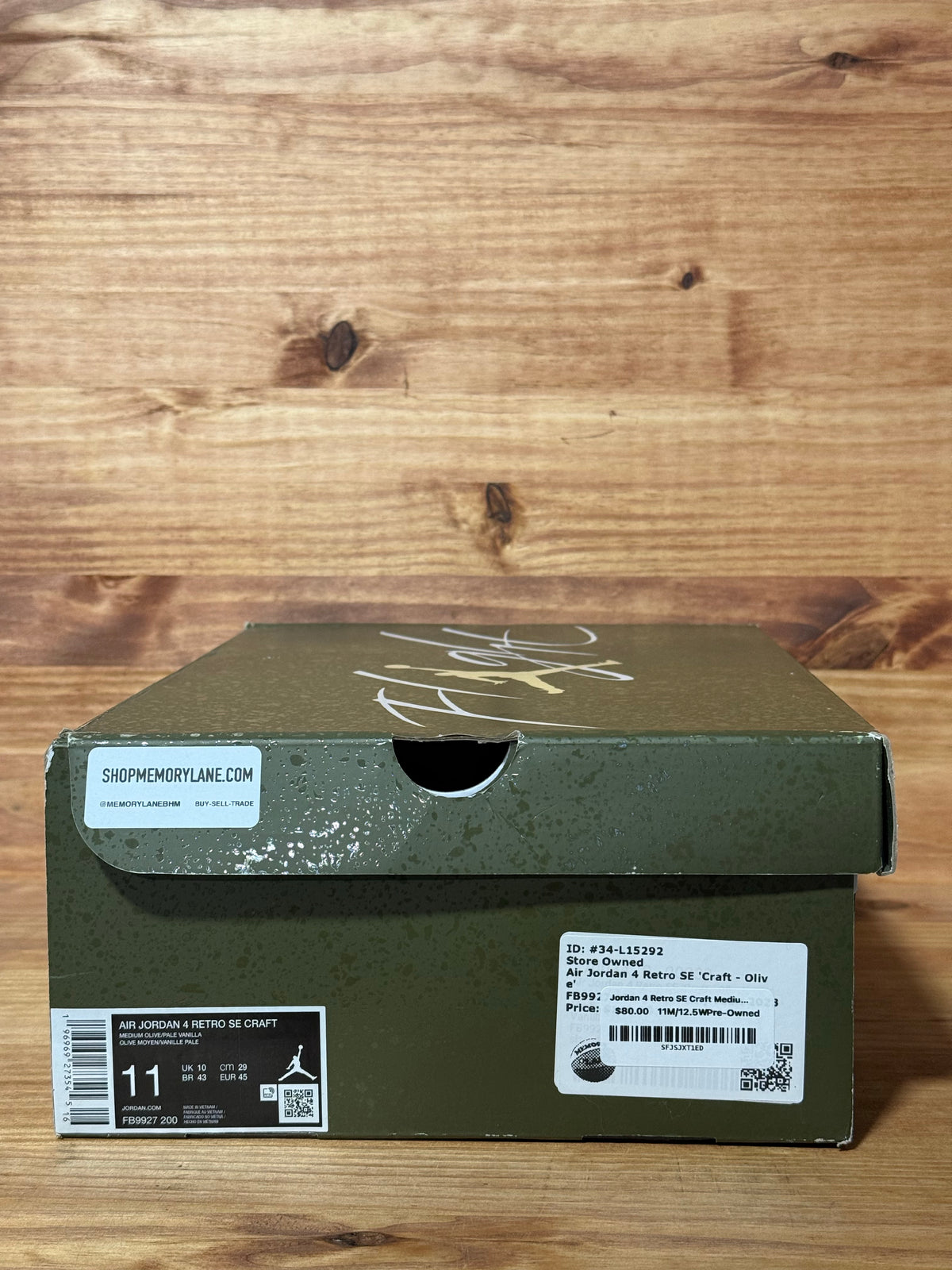 Jordan 4 Retro SE Craft Medium Olive