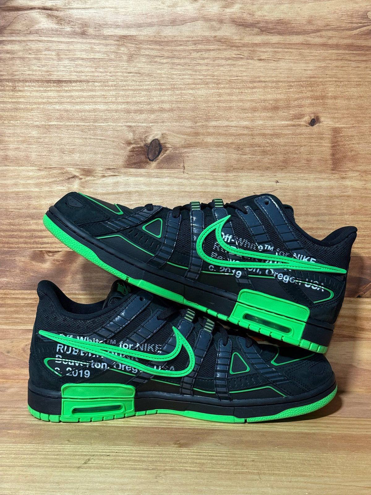 Nike Air Rubber Dunk Off-White Green Strike