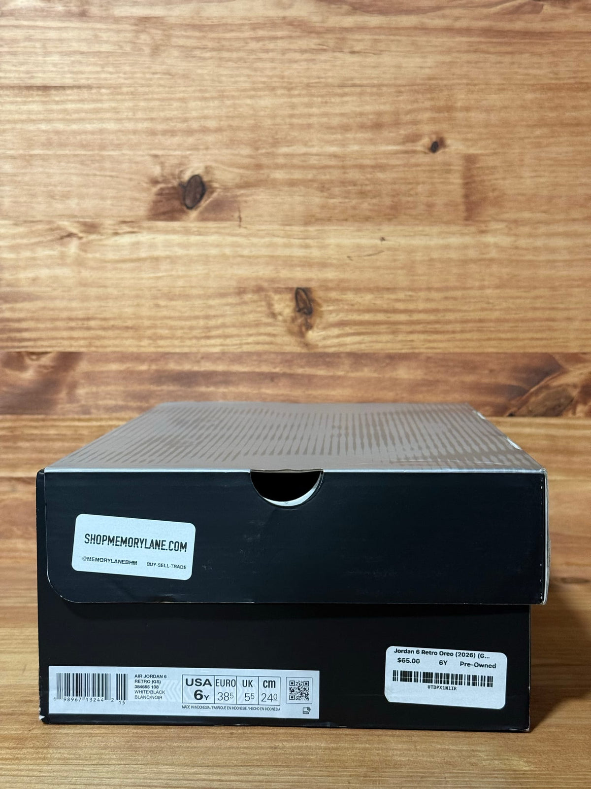 Jordan 6 Retro Oreo (2026) (GS) - Size 6Y