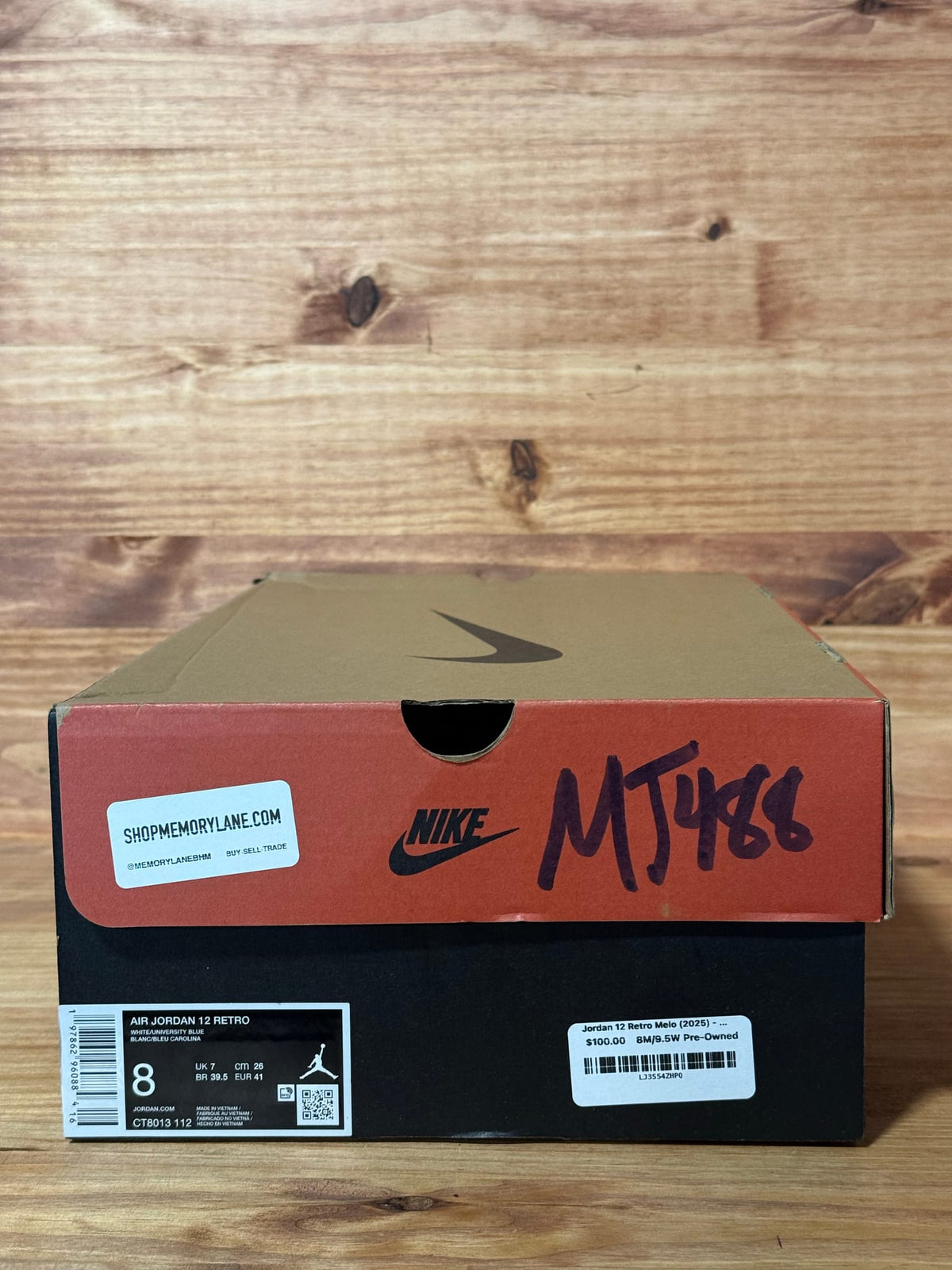 Jordan 12 Retro Melo (2025) - Size 8