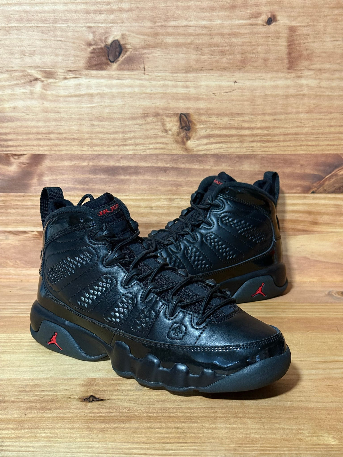 Jordan 9 Retro Bred Patent (GS) - Size 4.5Y