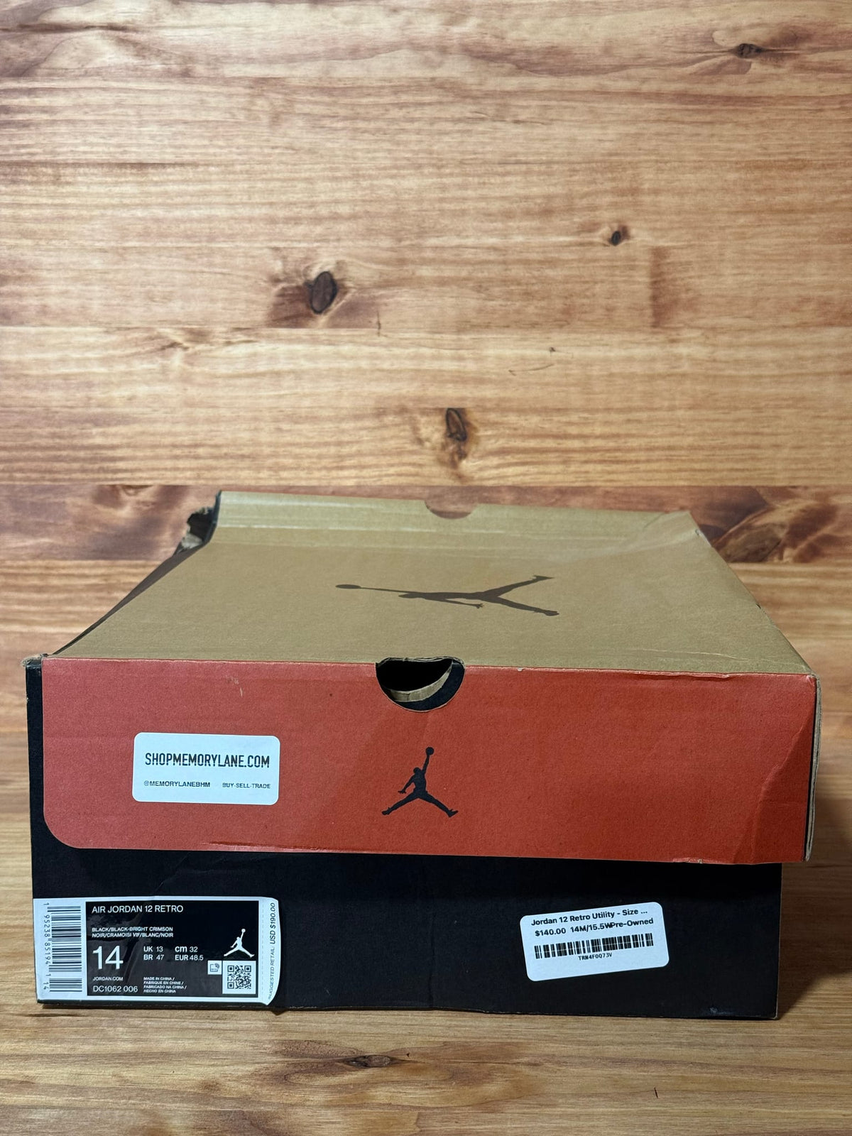 Jordan 12 Retro Utility - Size 14