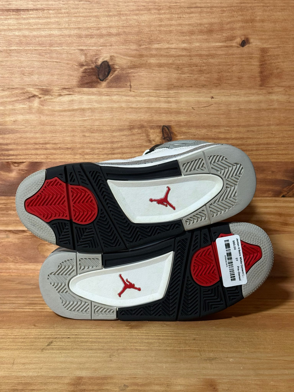Jordan 4 Retro White Cement (2025) (GS) - Size 5Y