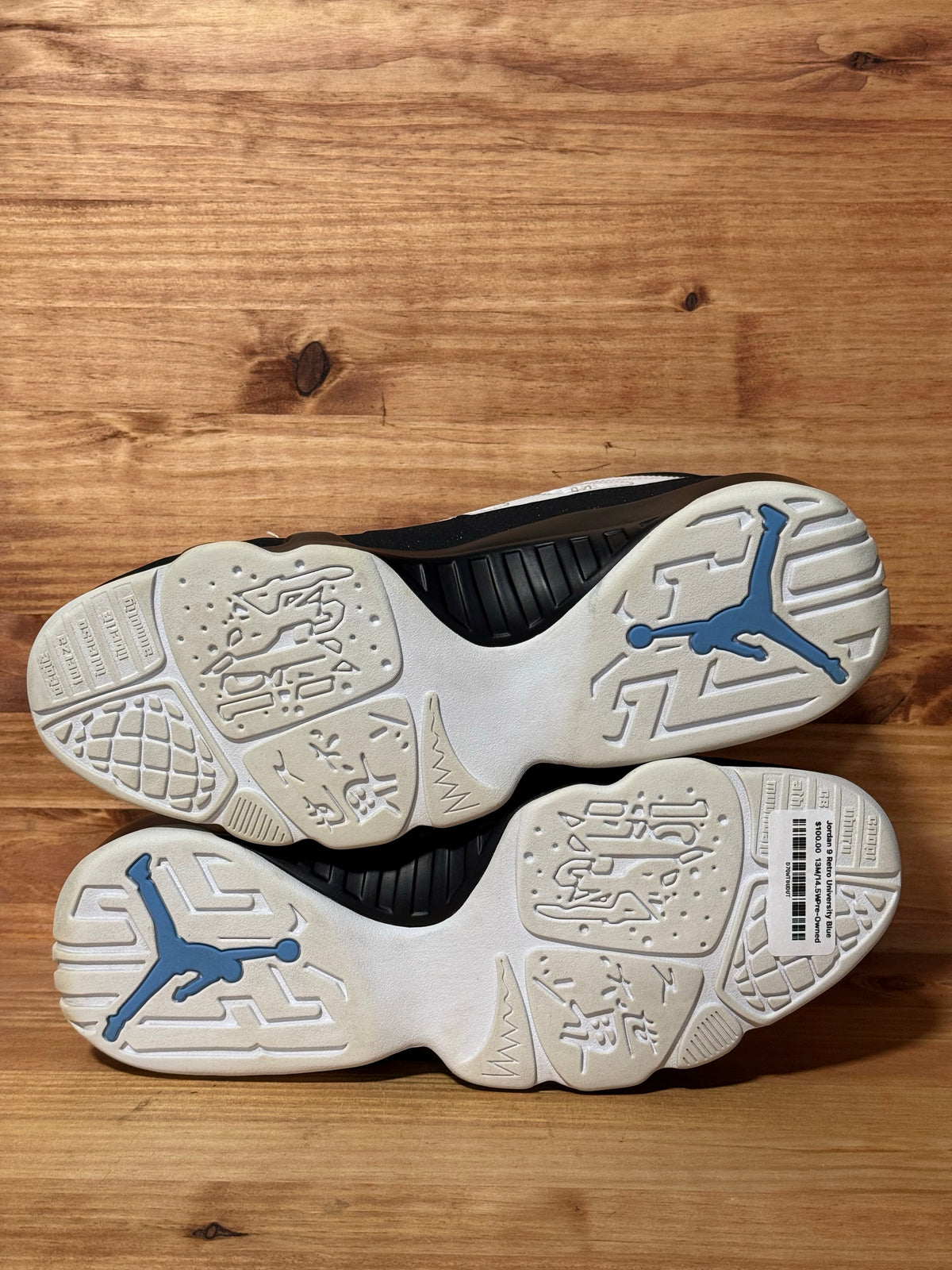 Jordan 9 Retro University Blue