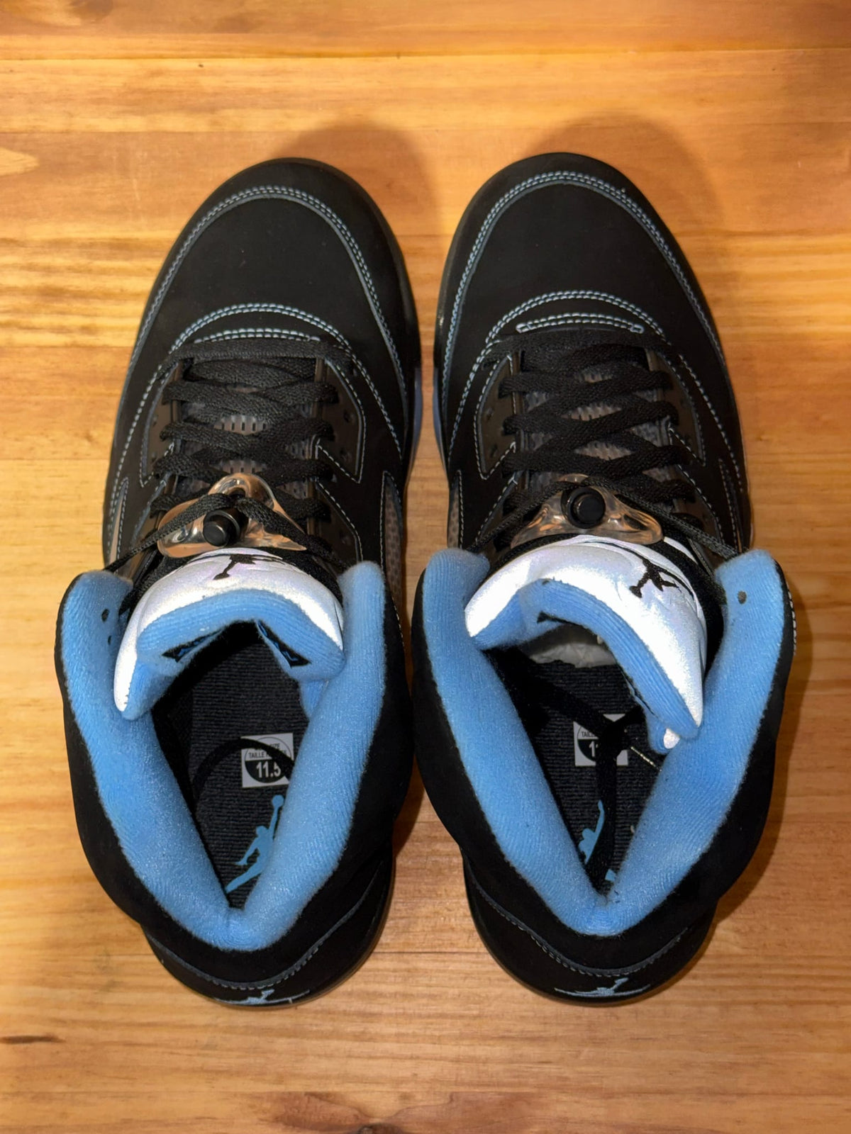Jordan 5 Retro Black University Blue (2026) - Size 11.5