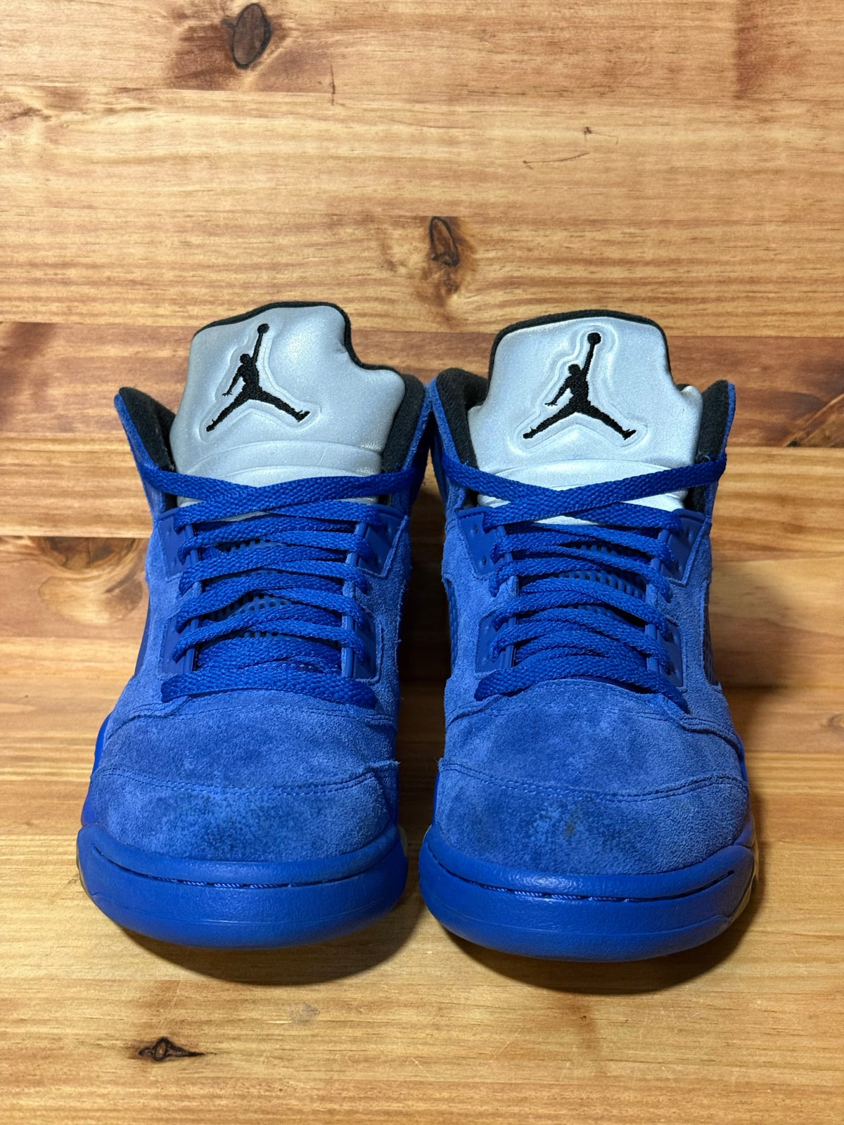Jordan 5 Retro Blue Suede - Size 8.5