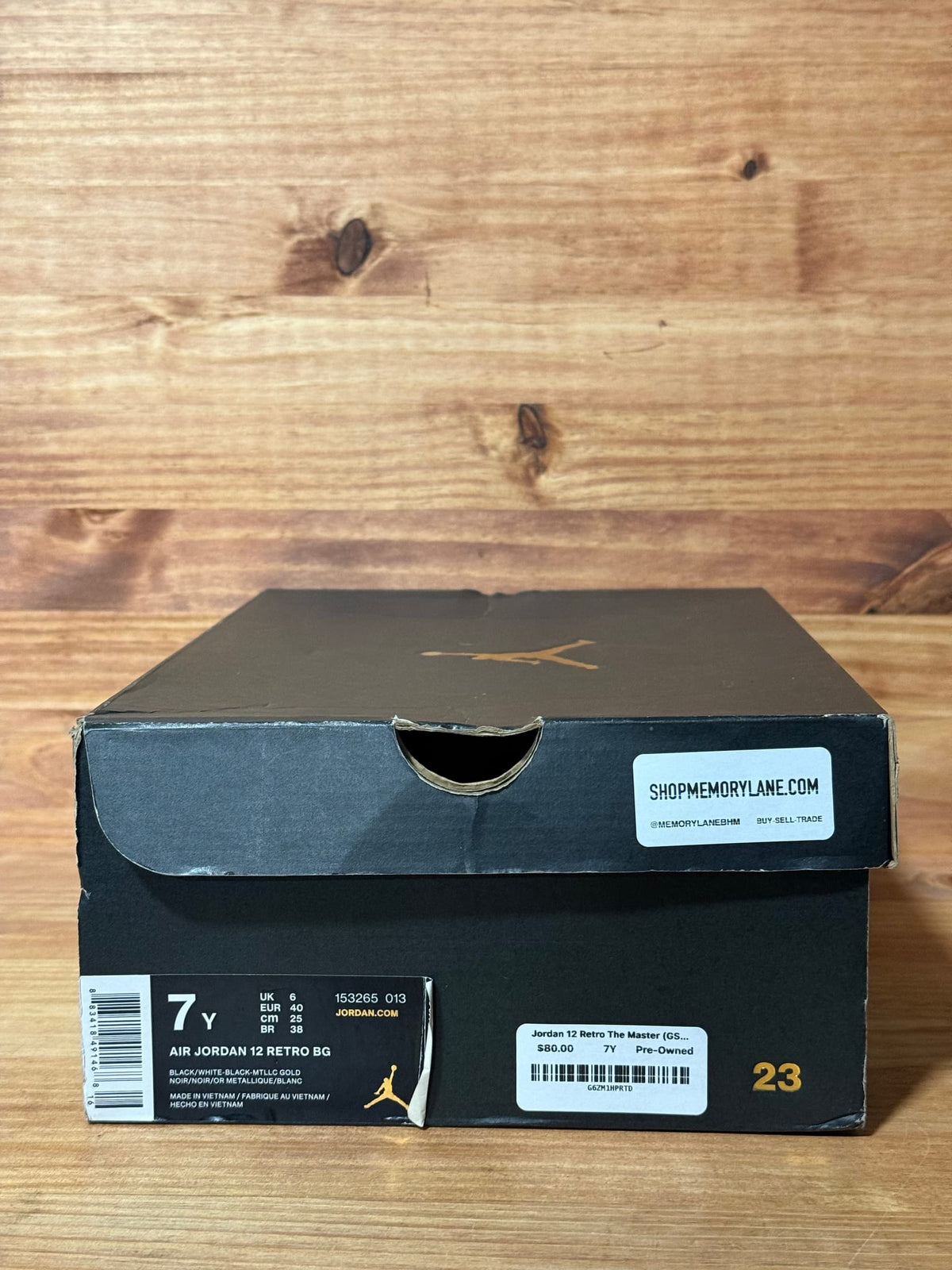 Jordan 12 Retro The Master (GS) - Size 7Y