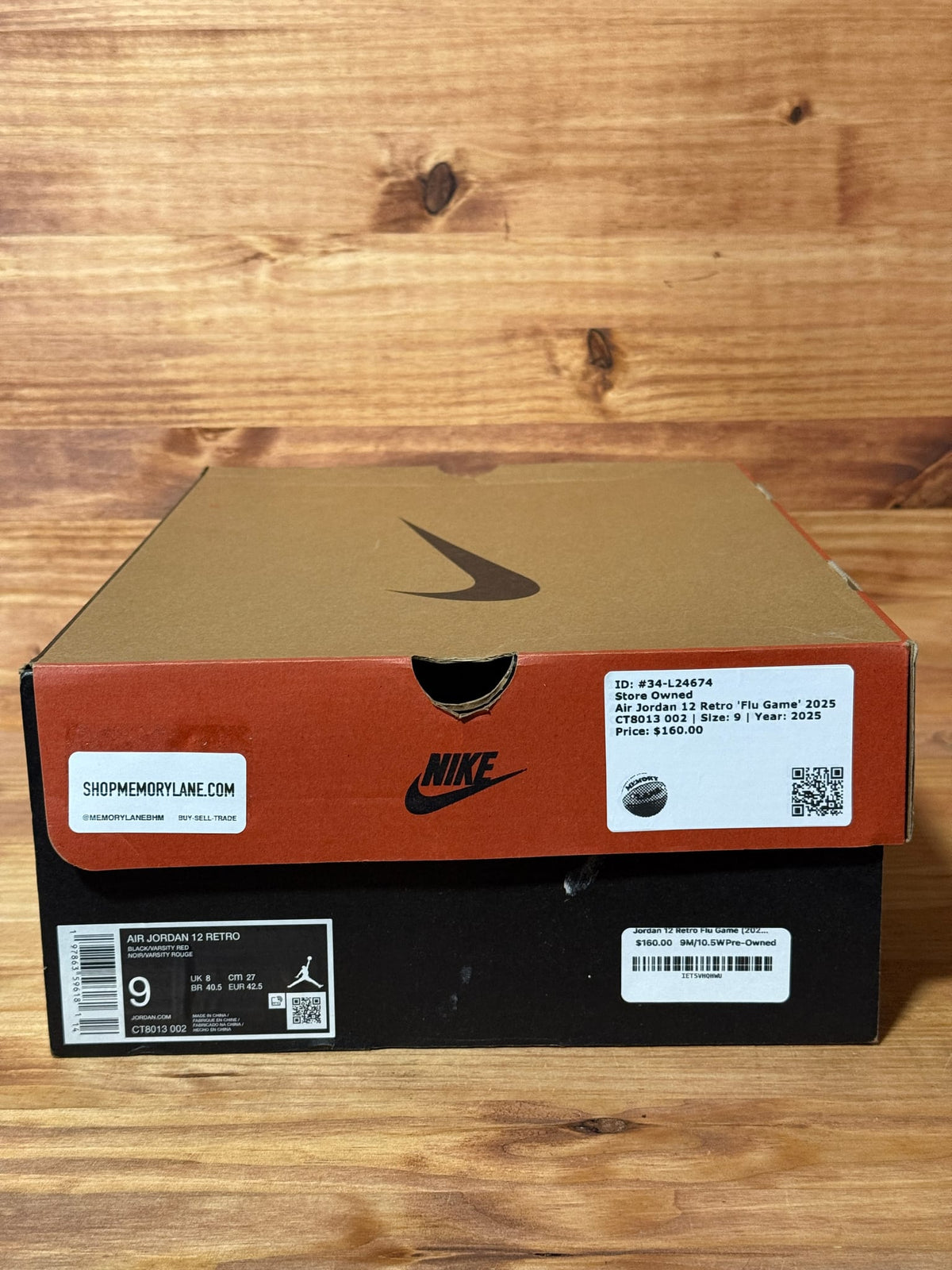 Jordan 12 Retro Flu Game (2025) - Size 9