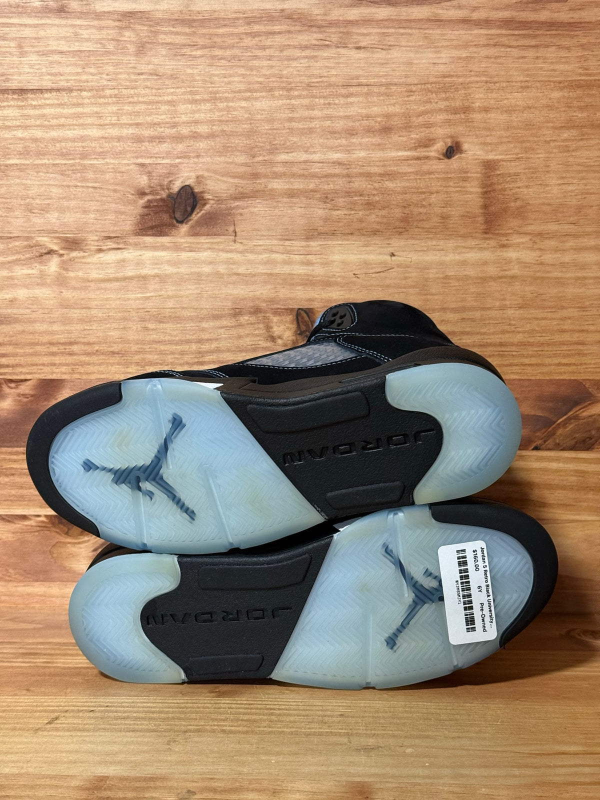 Jordan 5 Retro Black University Blue (2026) (GS) - Size 6Y