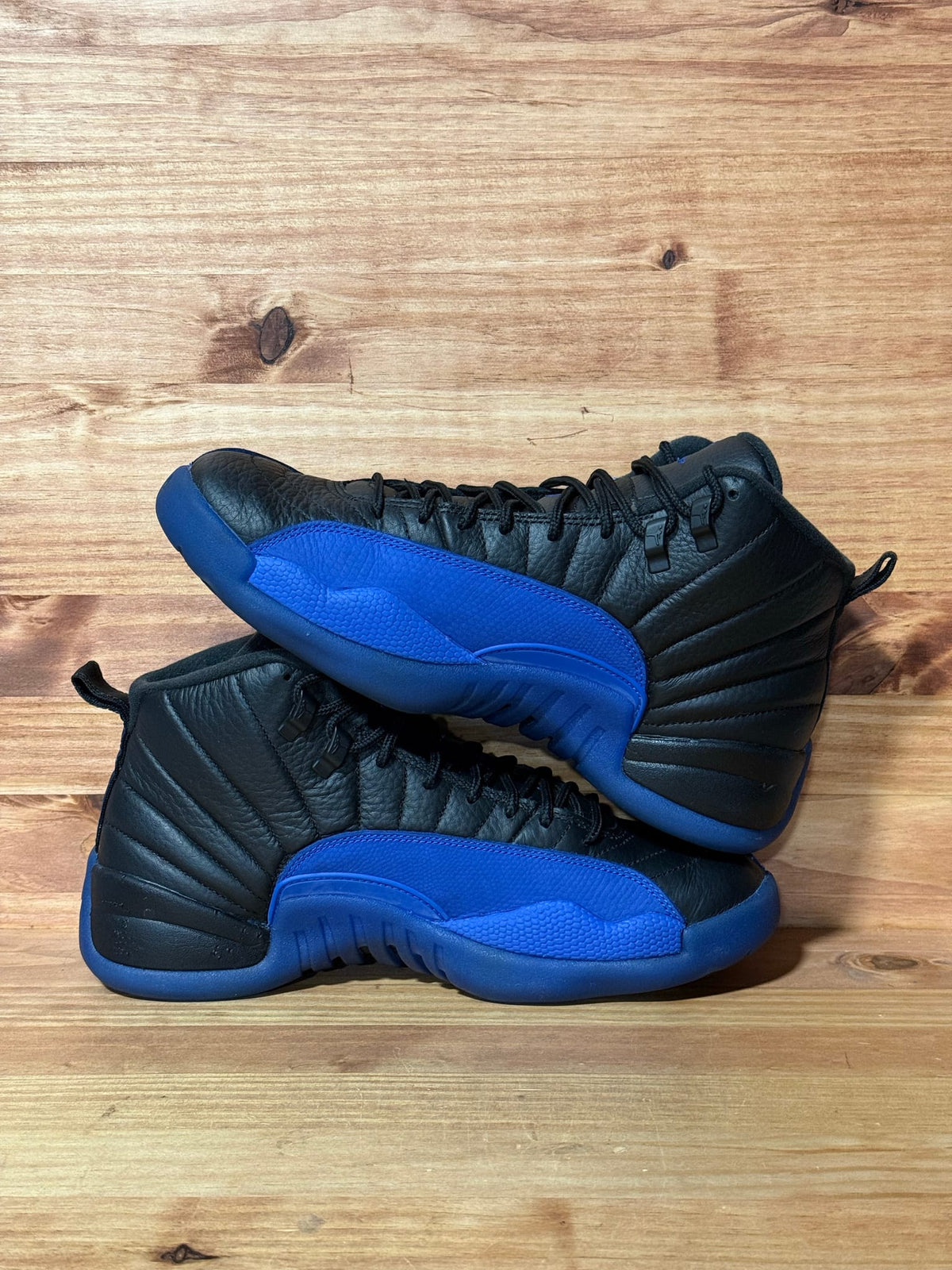 Jordan 12 Retro Black Game Royal - Size 9