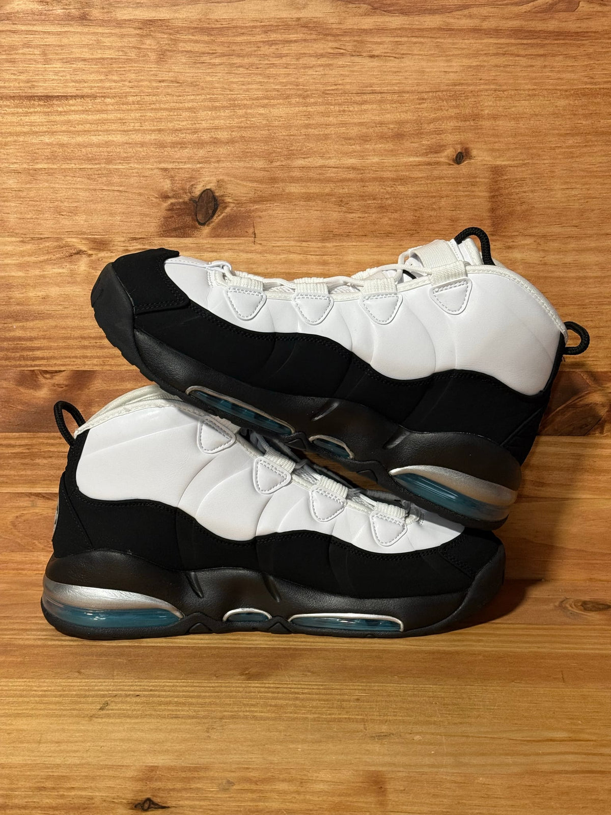 Nike Air Max Uptempo 95 White Black Teal - Size 11