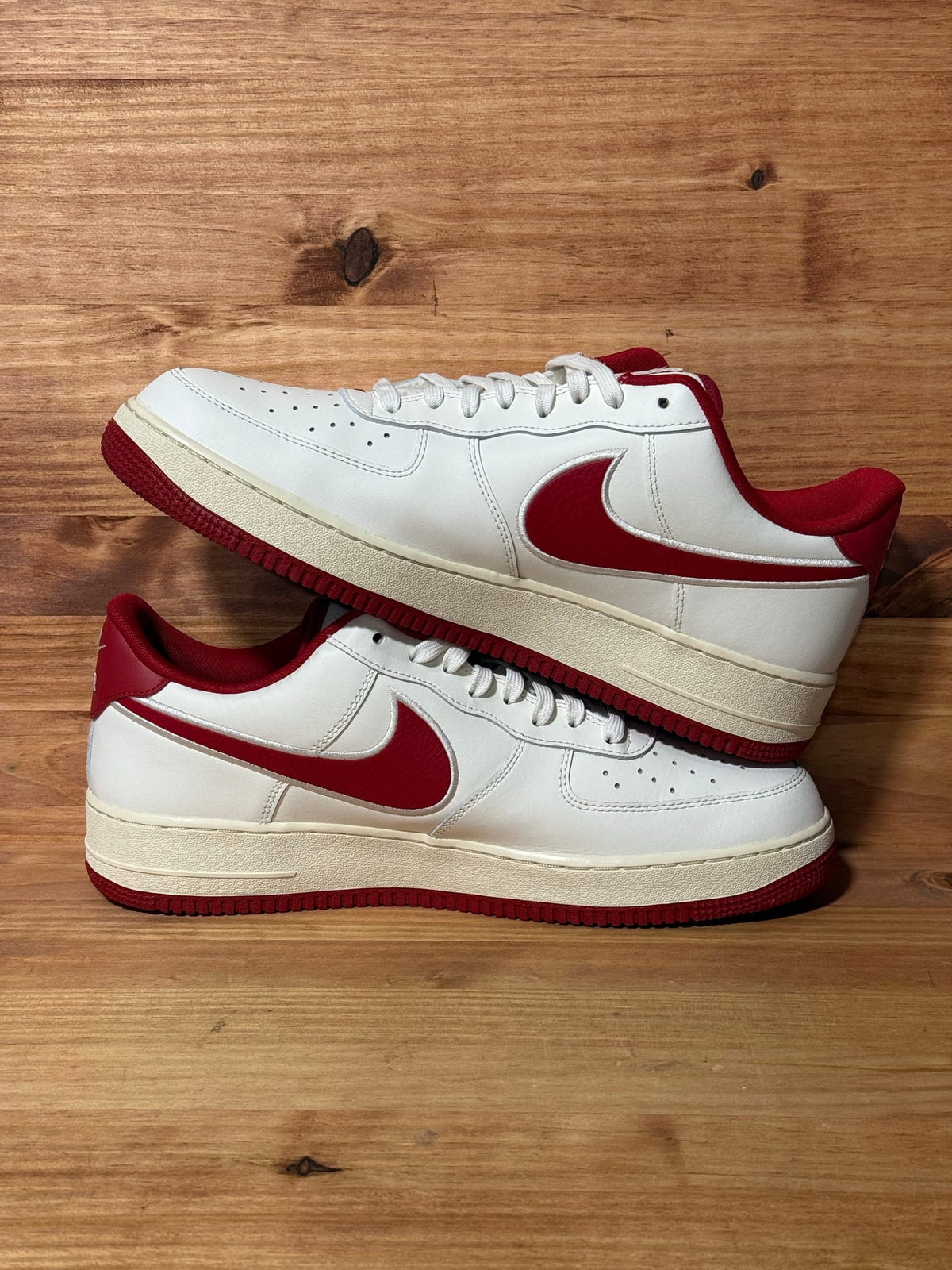 Nike Air Force 1 Low '07 Sail Gym Red - Size 13