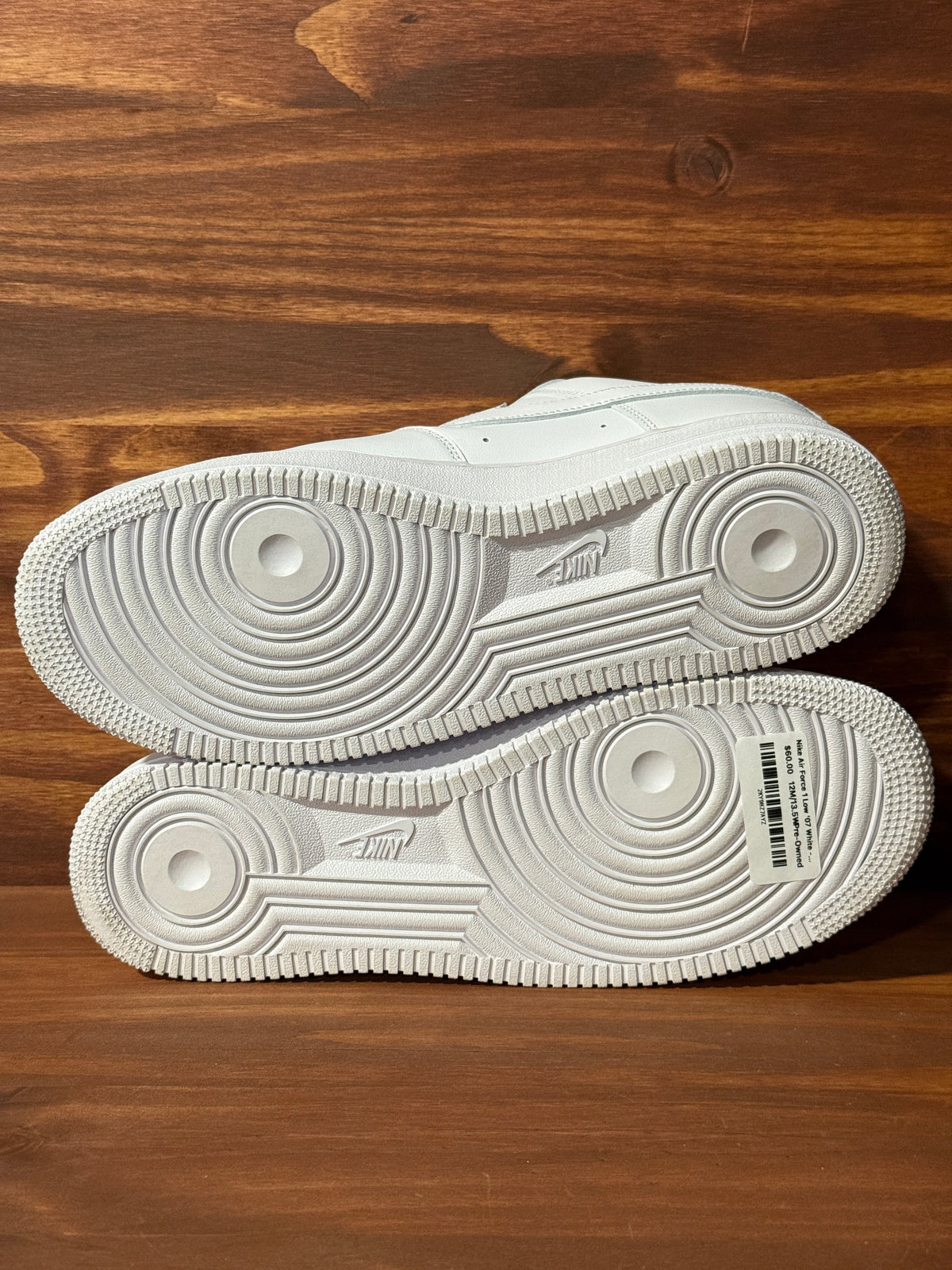 Nike Air Force 1 Low '07 White - Size 12